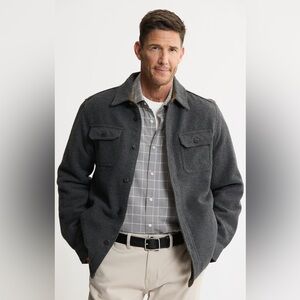 Jacks Men's Gray Wool Jacket NWT